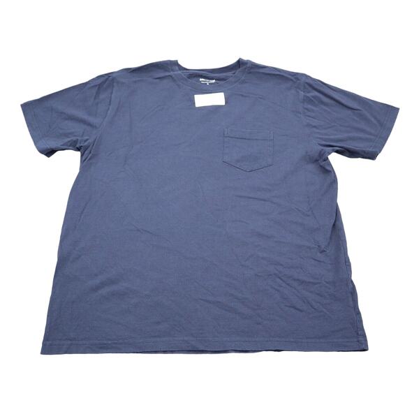 DieHard Shirt Mens XL Blue Short Sleeve Round Neck Cotton Knit Pocket Tee - Picture 1 of 14